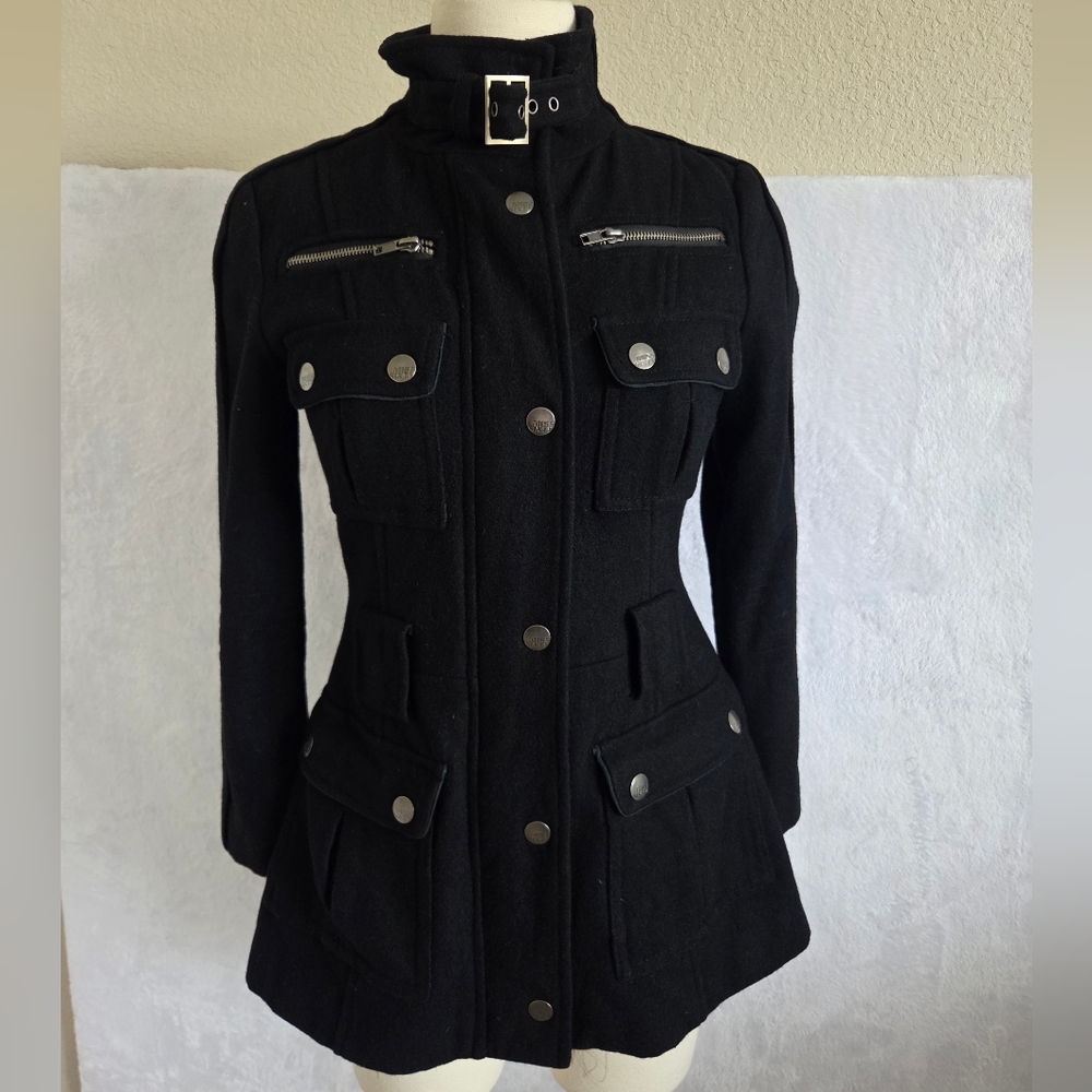 Women's Black Military Style Jacket
